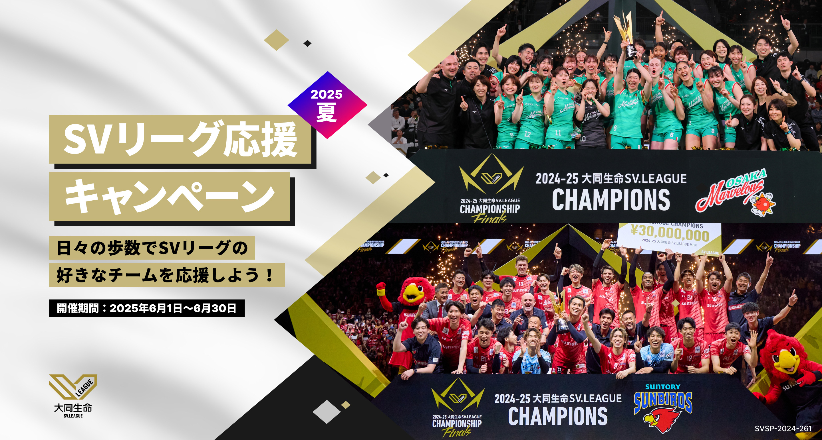 SVリーグ応援キャンペーン